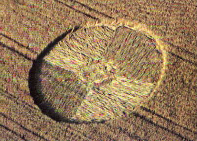 Winterbourne Stoke, Wiltshire crop circle, aerial photo 4