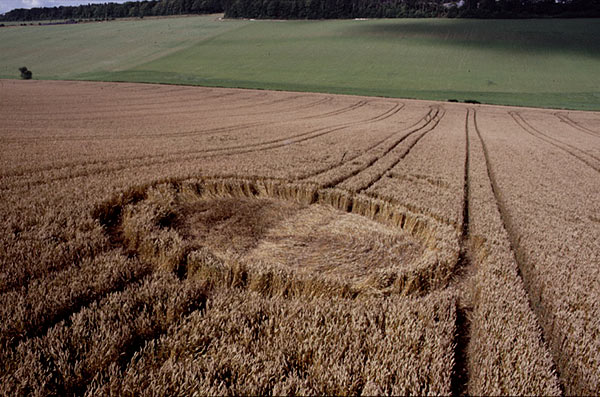 Maizeyfarm, Wiltshire crop circle, aerial photo 3