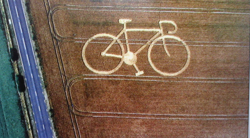 Head, Hampshire and discovered/ crop circle, aerial photo 6