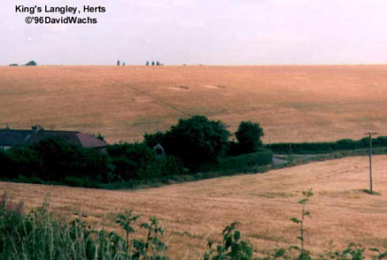 Kings Langley, Hertfordshire crop circle, aerial photo 2