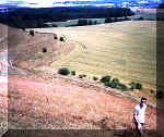 Cley Hill, Wiltshire crop circle, aerial photo 5
