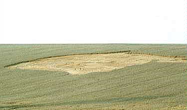 Nettleden, Hertfordshire crop circle, aerial photo 3