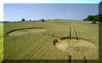 Roundway, Wiltshire crop circle, aerial photo 2