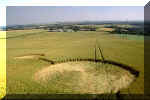 Roundway, Wiltshire crop circle, aerial photo 3