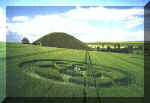 Silbury Hill, Wiltshire crop circle, aerial photo 2