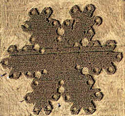 Milk Hill, Wiltshire crop circle, aerial photo 2