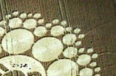 Milk Hill, Wiltshire crop circle, aerial photo 2