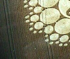 Milk Hill, Wiltshire crop circle, aerial photo 3