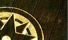 Dadford, Buckinghamshire crop circle, aerial photo 2