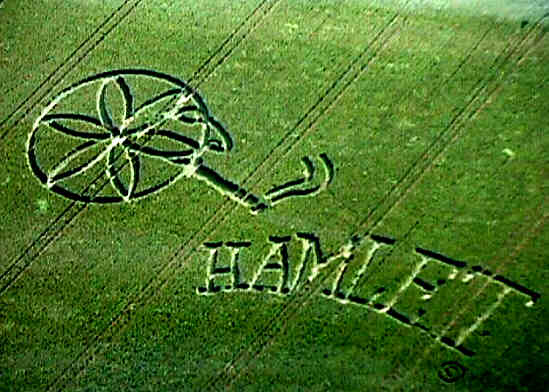 Avebury Stones, Wiltshire crop circle, aerial photo 5