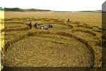 Milk Hill, Wiltshire crop circle, aerial photo 15