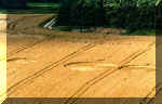 Rough Down, Wiltshire crop circle, aerial photo 2