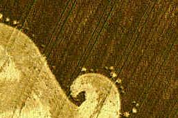 Silbury Hill (3), Wiltshire crop circle, aerial photo 6
