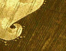 Silbury Hill (3), Wiltshire crop circle, aerial photo 8