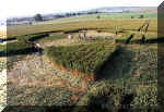 Avebury Stones, Wiltshire crop circle, aerial photo 3