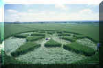 All Cannings, Wiltshire crop circle, aerial photo 2