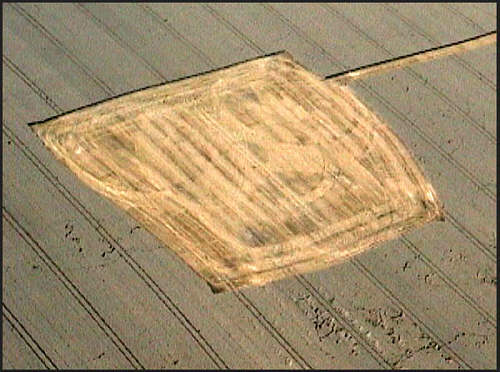 Allington, Wiltshire crop circle, aerial photo 18