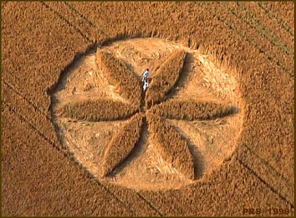 Avebury Avenue, Wiltshire crop circle, aerial photo 8