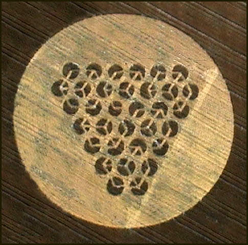 Avebury Avenue, Wiltshire crop circle, aerial photo 3