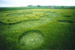 Avebury Trusloe, Wiltshire crop circle, aerial photo 6