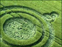Barbury Castle, Wiltshire crop circle, aerial photo 2