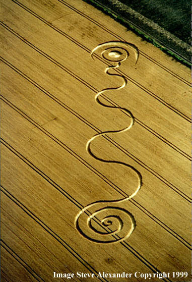 Barbury Castle, Wiltshire crop circle, aerial photo 7