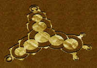 Borstal, Kent crop circle, aerial photo 8
