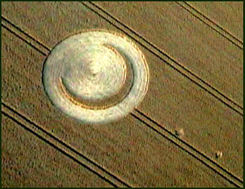 Stanton Prior, nr Bristol crop circle, aerial photo 7
