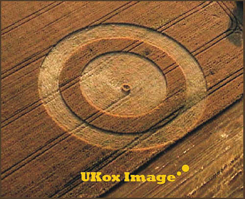 Stanton Prior, nr Bristol crop circle, aerial photo 2