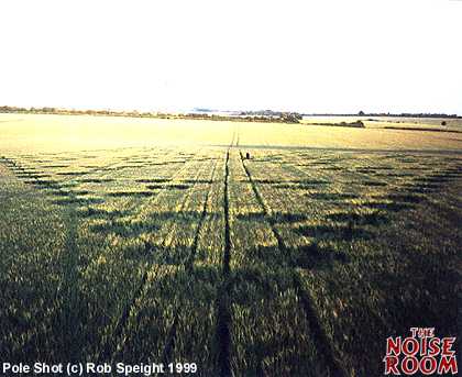 Chilbolton, Hampshire crop circle, aerial photo 3