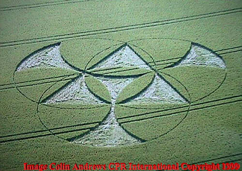 Corston (1), Somerset crop circle, aerial photo 2