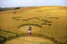East Kennett, Wiltshire crop circle, aerial photo 6