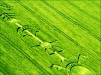 East Field (1), Wiltshire crop circle, aerial photo 14