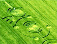East Field (1), Wiltshire crop circle, aerial photo 12