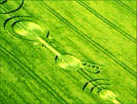 East Field (1), Wiltshire crop circle, aerial photo 13