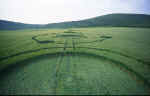 East Field (1), Wiltshire crop circle, aerial photo 4