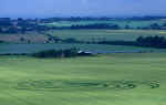 Hackpen Hill, Wiltshire crop circle, aerial photo 8