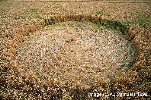 Honey Street, Wiltshire crop circle, aerial photo 8