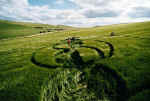 Furze Hill, Wiltshire crop circle, aerial photo 3