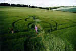 Furze Hill, Wiltshire crop circle, aerial photo 4