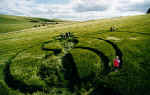 Furze Hill, Wiltshire crop circle, aerial photo 6