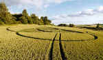 Marksbury, Somerset crop circle, aerial photo 5