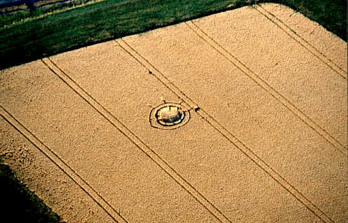Oakley (1), Bedfordshire crop circle, aerial photo 8