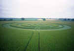 Penton Grafton, Hampshire crop circle, aerial photo 2