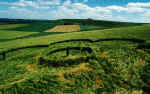 Pewsey White Horse, Wiltshire crop circle, aerial photo 4