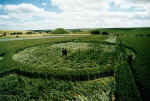 Silbury Hill, Wiltshire crop circle, aerial photo 4