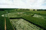 Silbury Hill, Wiltshire crop circle, aerial photo 5