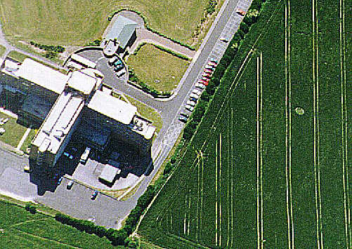 Mill Hill, Sussex crop circle, aerial photo 9