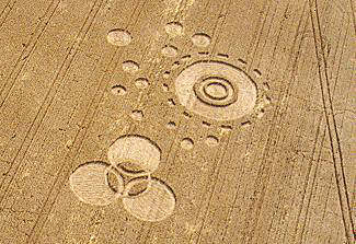 Mill Hill, Sussex crop circle, aerial photo 10