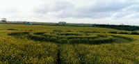 Tormarton, Somerset crop circle, aerial photo 2